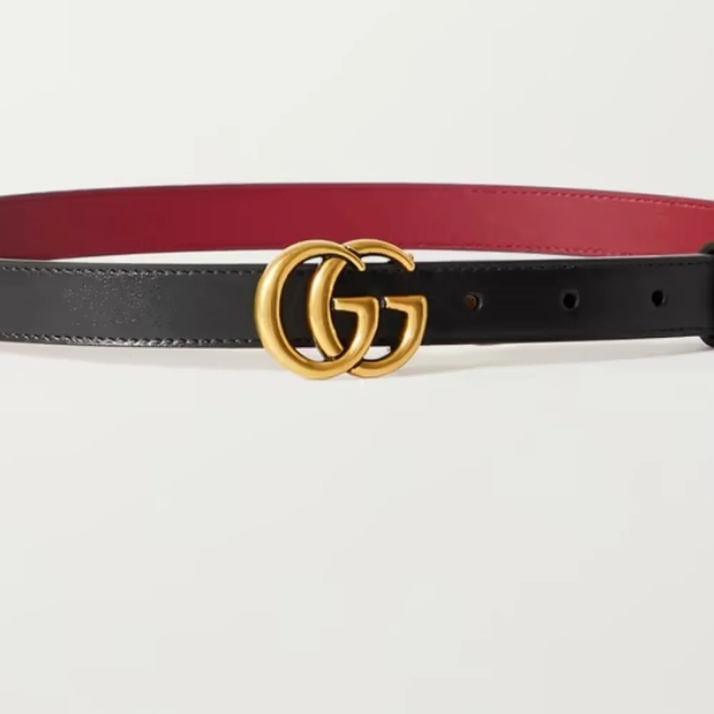 Gucci | Accessories | Gucci Reversible Belt Black Red | Poshmark display picture 1